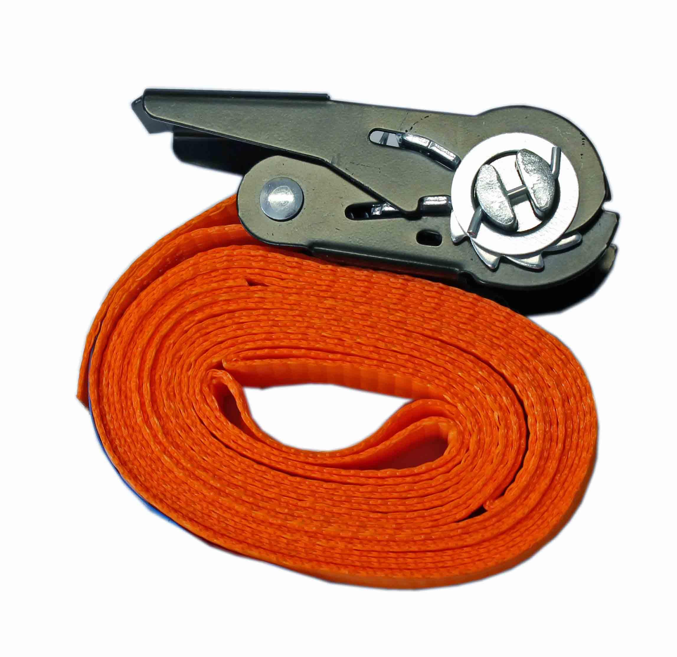 Spanngurt 1-teilig 25 mm breit, 6 m lang, Belastbarkeit 800 kg, Umreifungsgurt nach DIN EN 12195-2, Zurrgurt einteilig Endlosgurt 800daN (20)