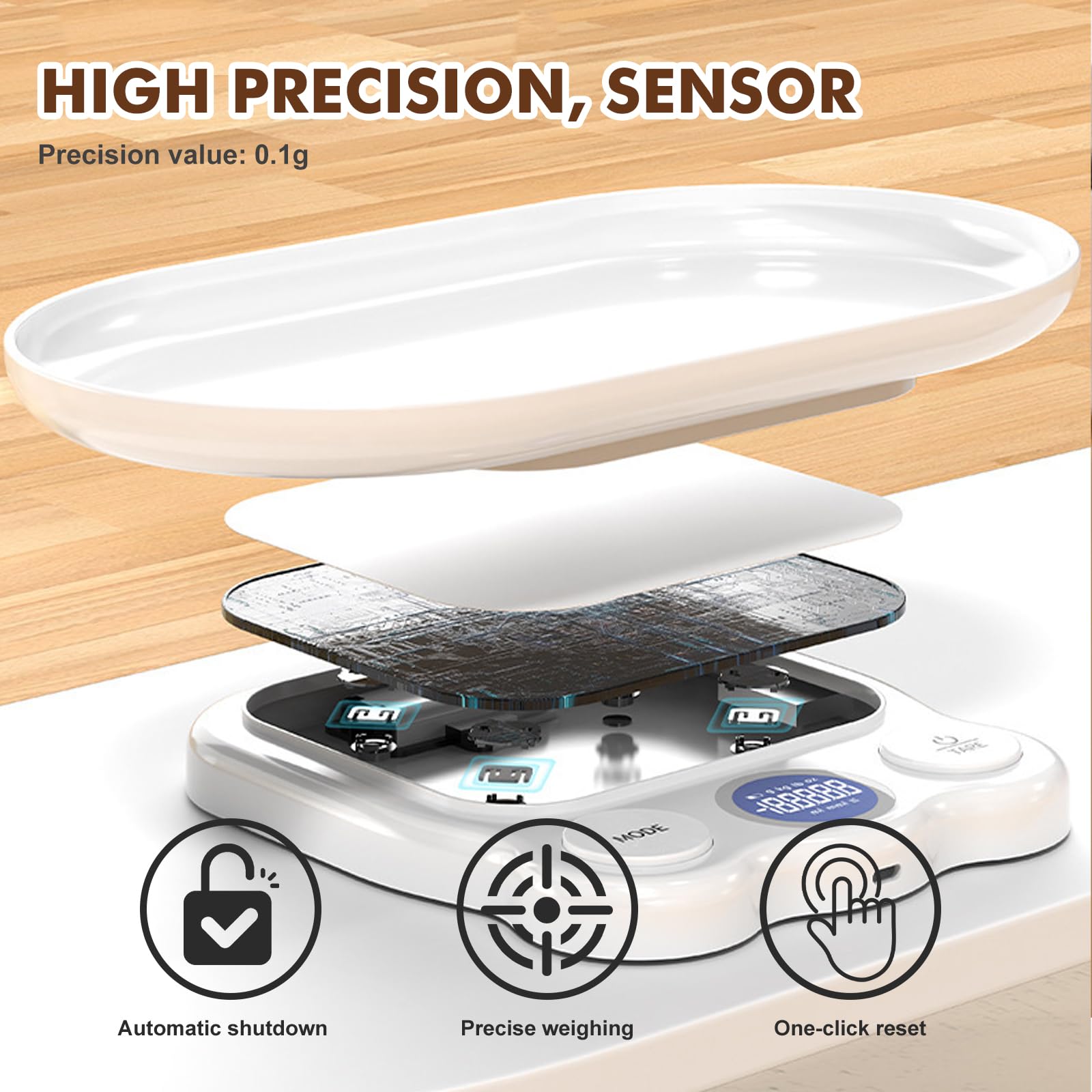 Bilancia per animali di piccola taglia. Bilancia digitale per animali domestici con display LCD, bilancia per cani 15 kg (±1 gram), bilancia per bambini con vassoio rimovibile, bilancia per