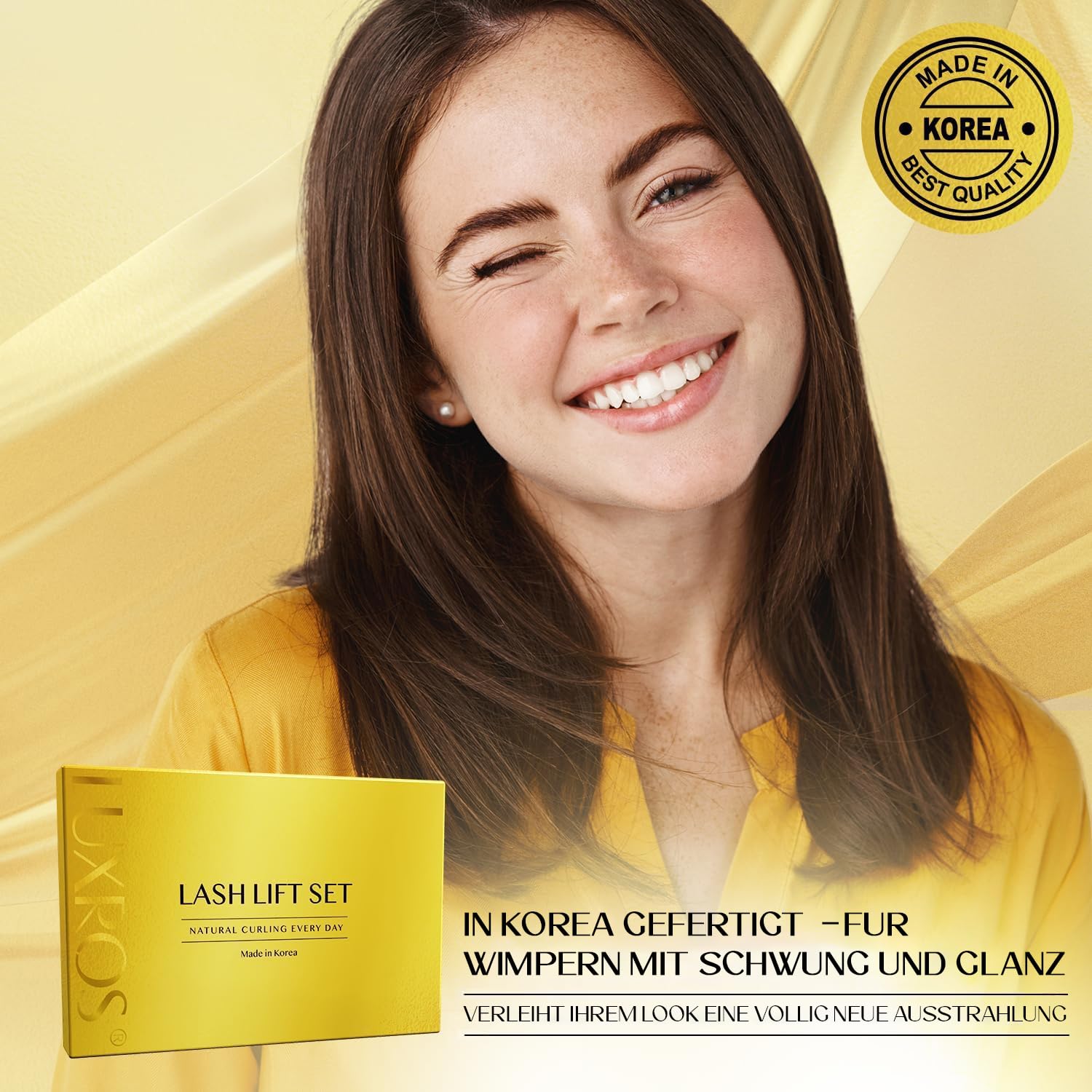 AYASAL Wimpernlifting Set: Koreanische Formel für Wimpern Lifting, Lash Lifting – Schonendes, Thio-freies Wimpernlifting Set mit detaillierter Anleitung für den Heimgebrauch