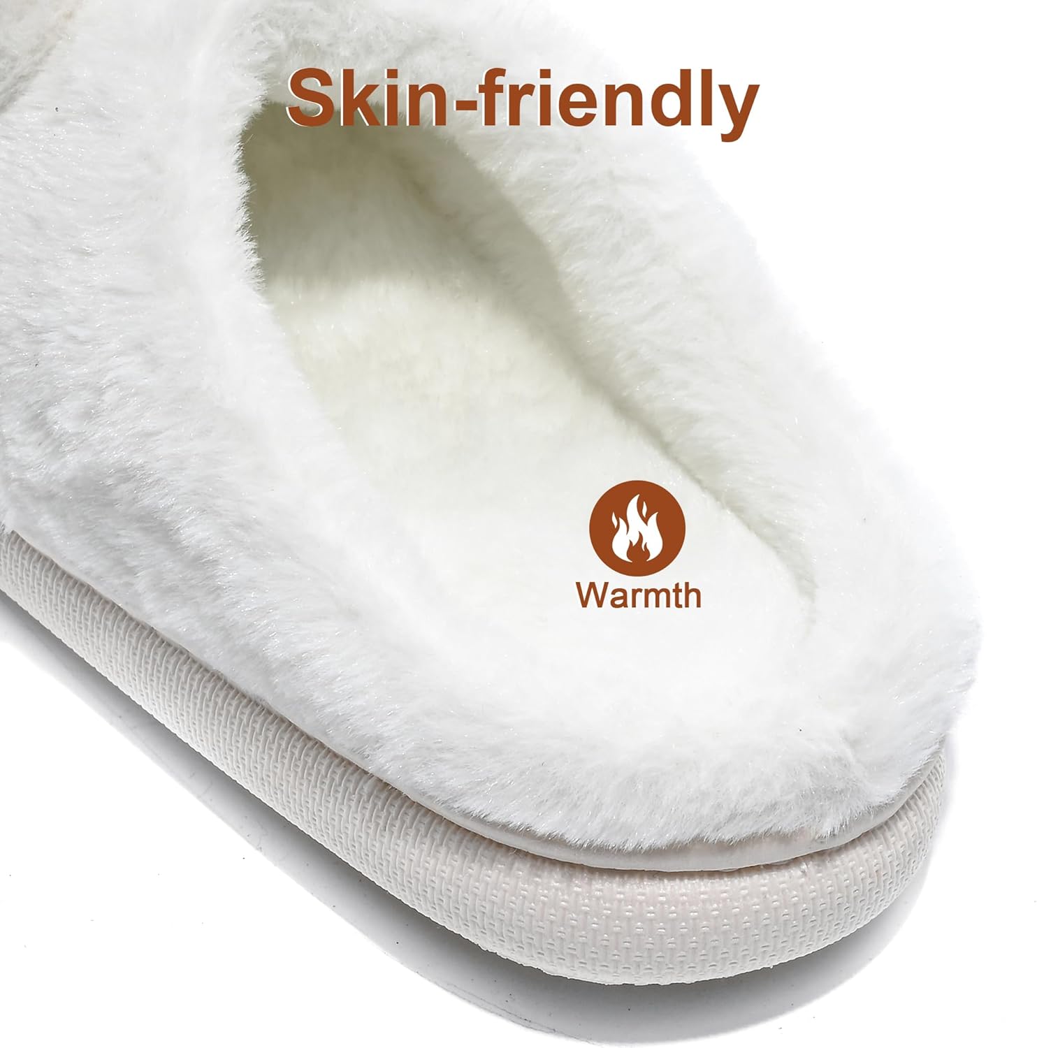 Cute Animal Slippers for Women - Fuzzy Plush Memory Foam Indoor, Machine Washable Cozy House Shoes - Image 3