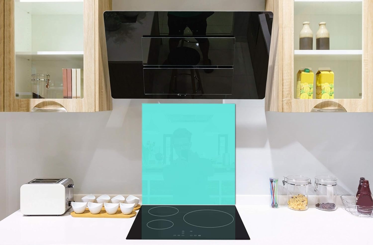 Toughened glass backsplash – Art glass design printed glass splashback BS26B Series of colors:
