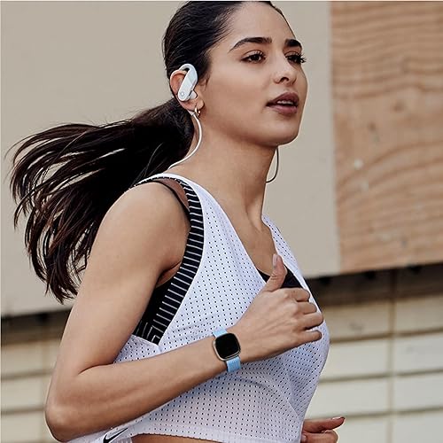 Vista 41 de Maledan Banda elástica trenzada compatible con Fitbit Sense/Versa 3/4 y Sense 2, correa elástica suave para reloj inteligente, accesorio