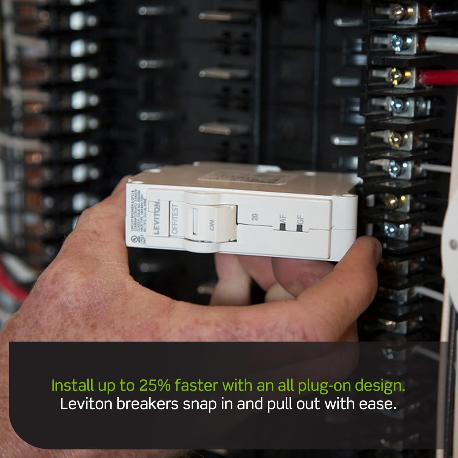 Leviton LR422-LDD 42 Space Outdoor Load Center with Main Lugs