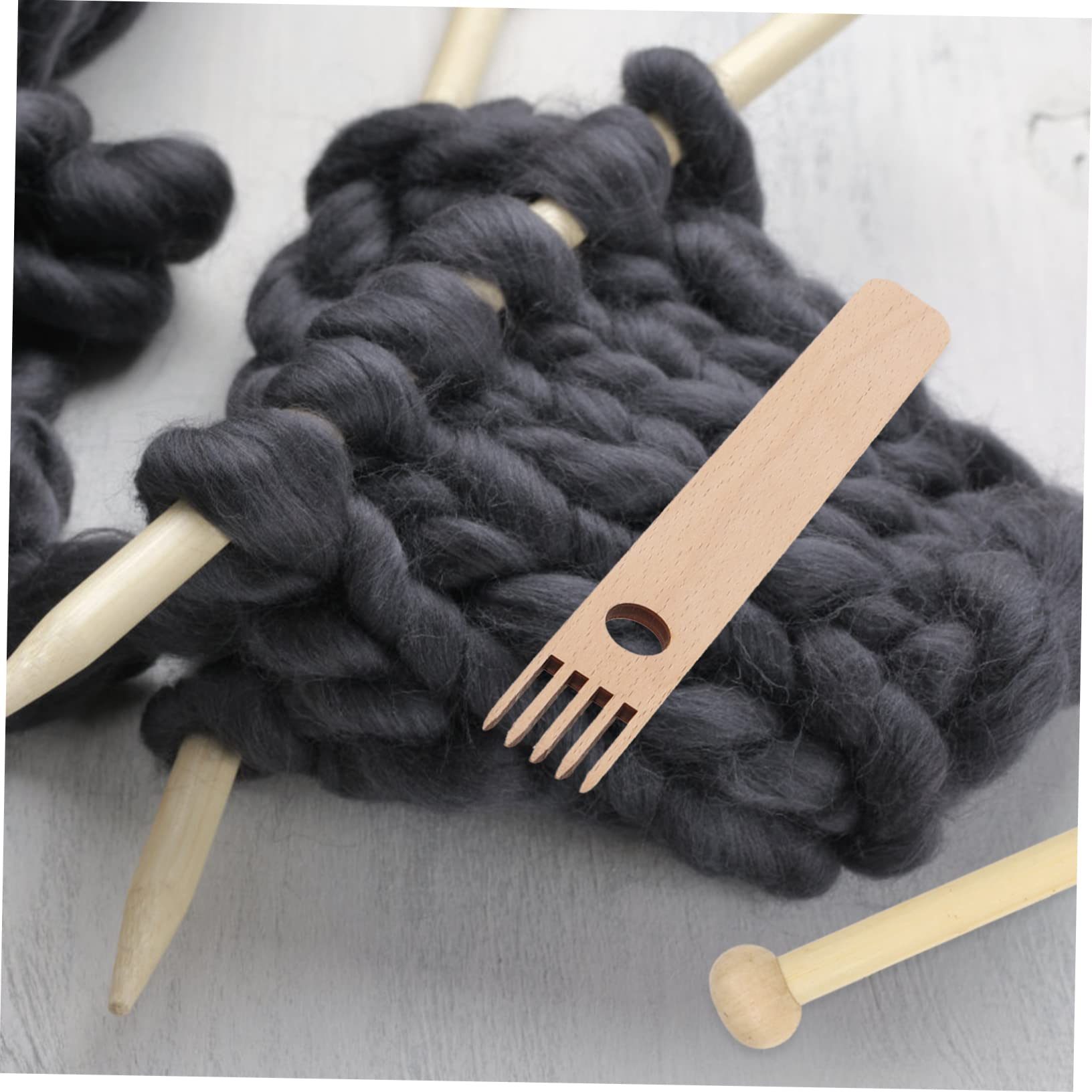 2sätze Webstuhl Zubehör Für Anfänger Leichte Und Langlebige Webwerkzeuge Für Stricken Häkeln Und -projekte Shuttle Nadeln Und Hängestab
