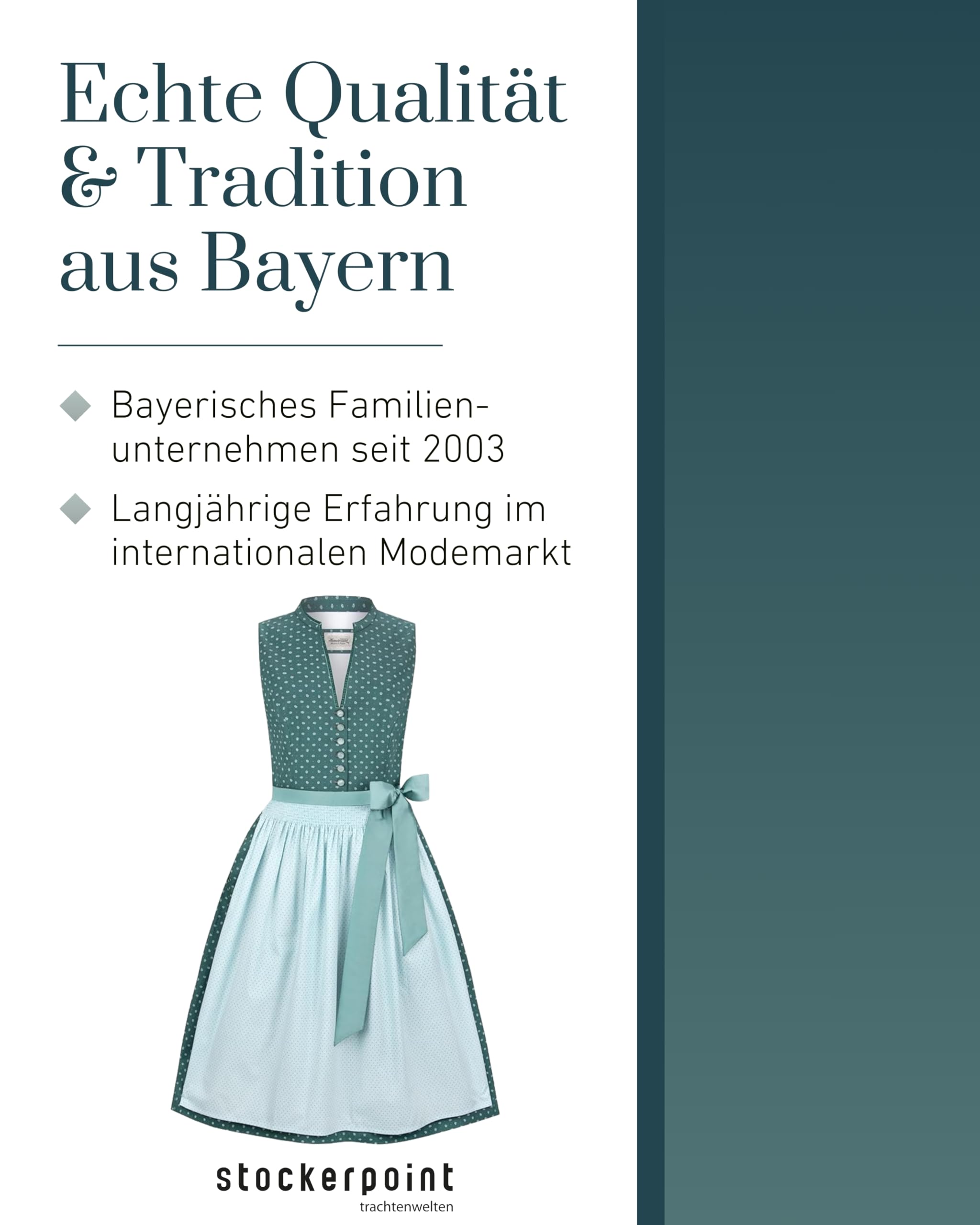 Damen Dirndl Linda Kleid für besondere Anlässe (1er Pack)