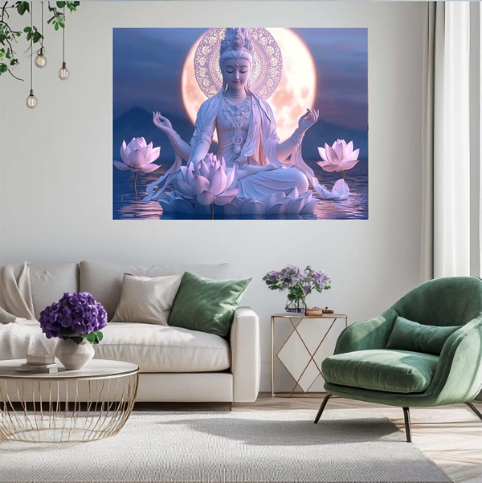 Puzzle Zen 1500 elementów, krajobraz, puzzle dla dorosłych, z pudełkiem na prezent, duże drewniane puzzle dla dorosłych, gra zręcznościowa dla całej rodziny, prezenty dla kobiet, 87 x 57 cm, 40 lat