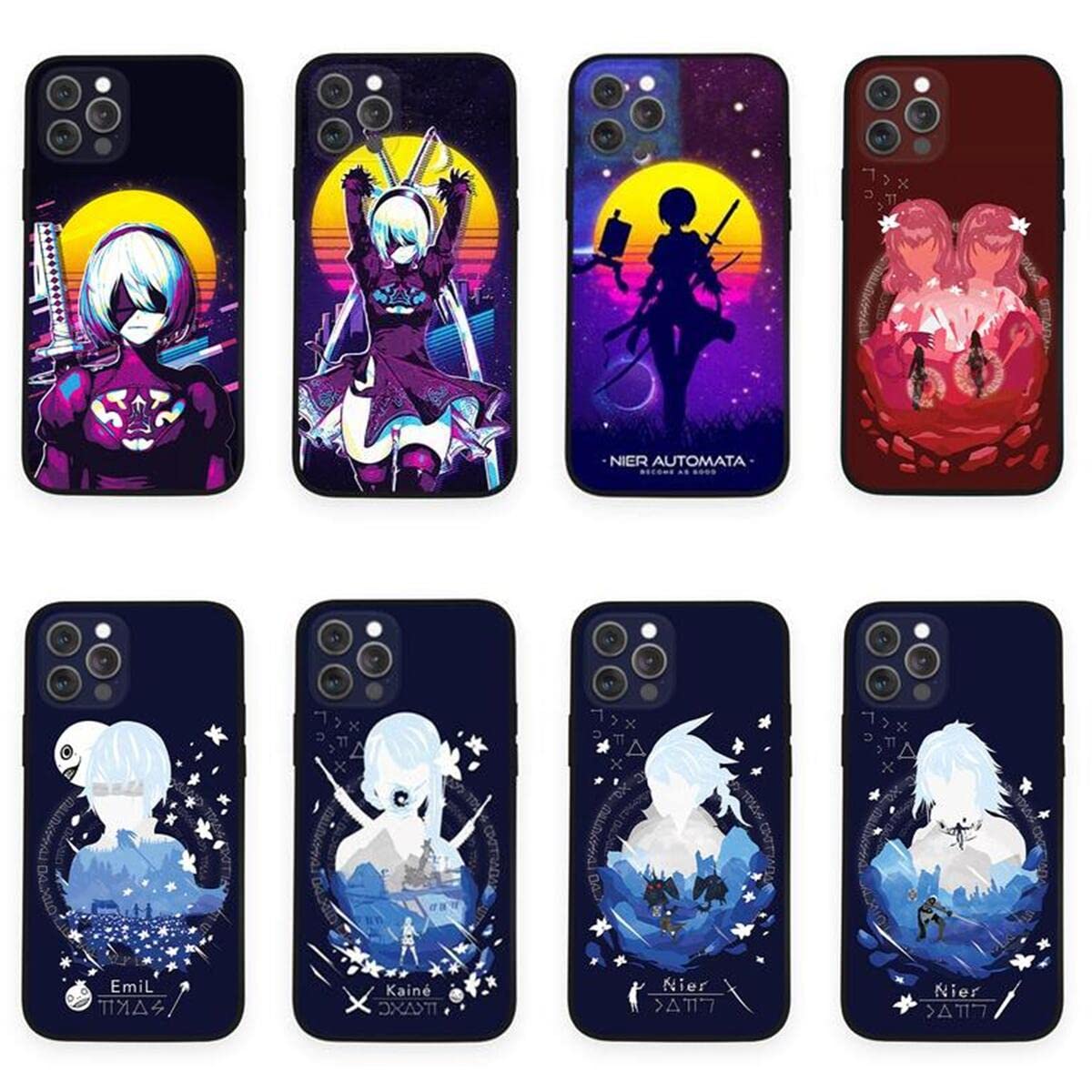 Amazon.co.jp: ニーアオートマタ スマホケース 携帯ケース iPhone