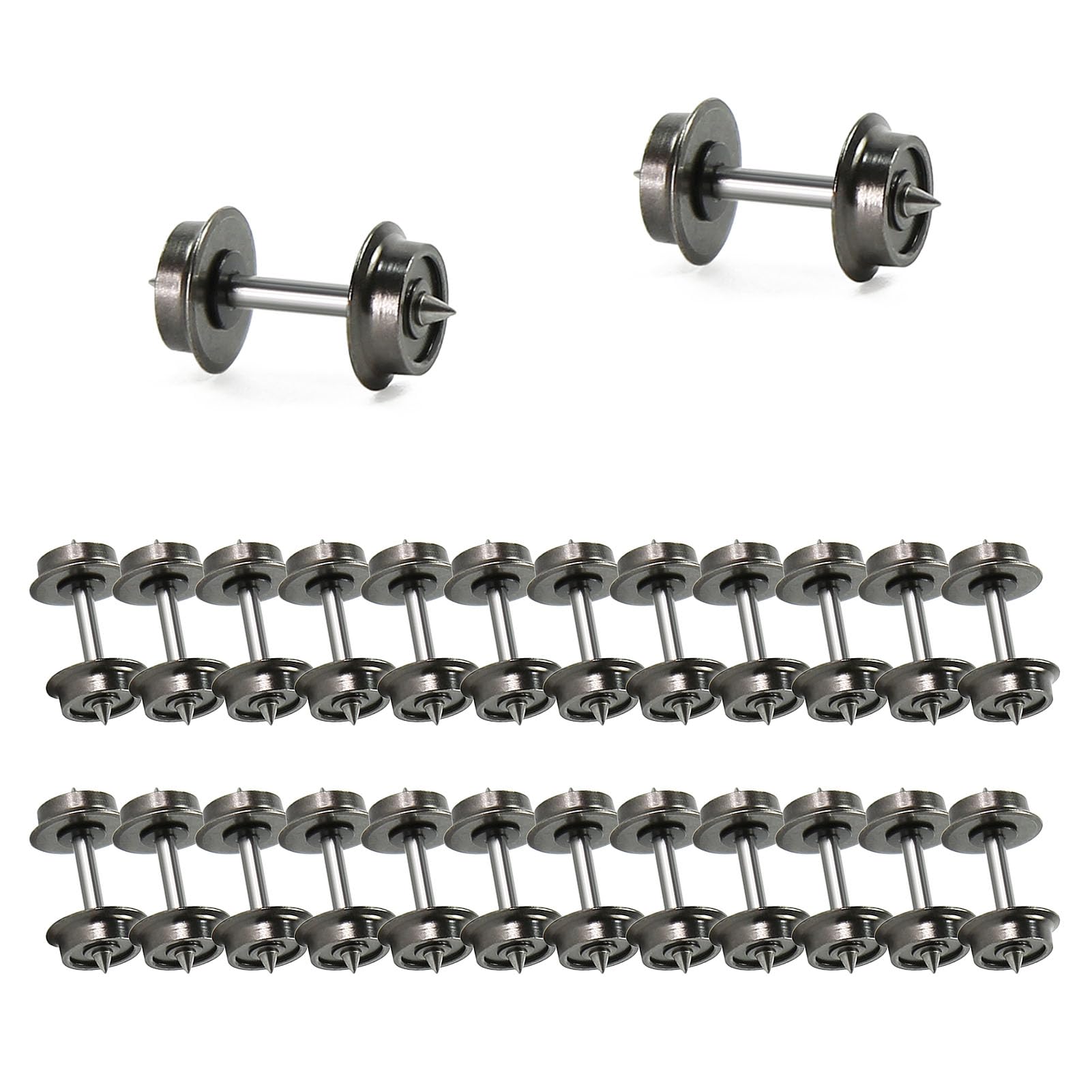 Roues métalliques N Evemodel HP11150 essieu train miniature Fleischmann modélisme ferroviaire