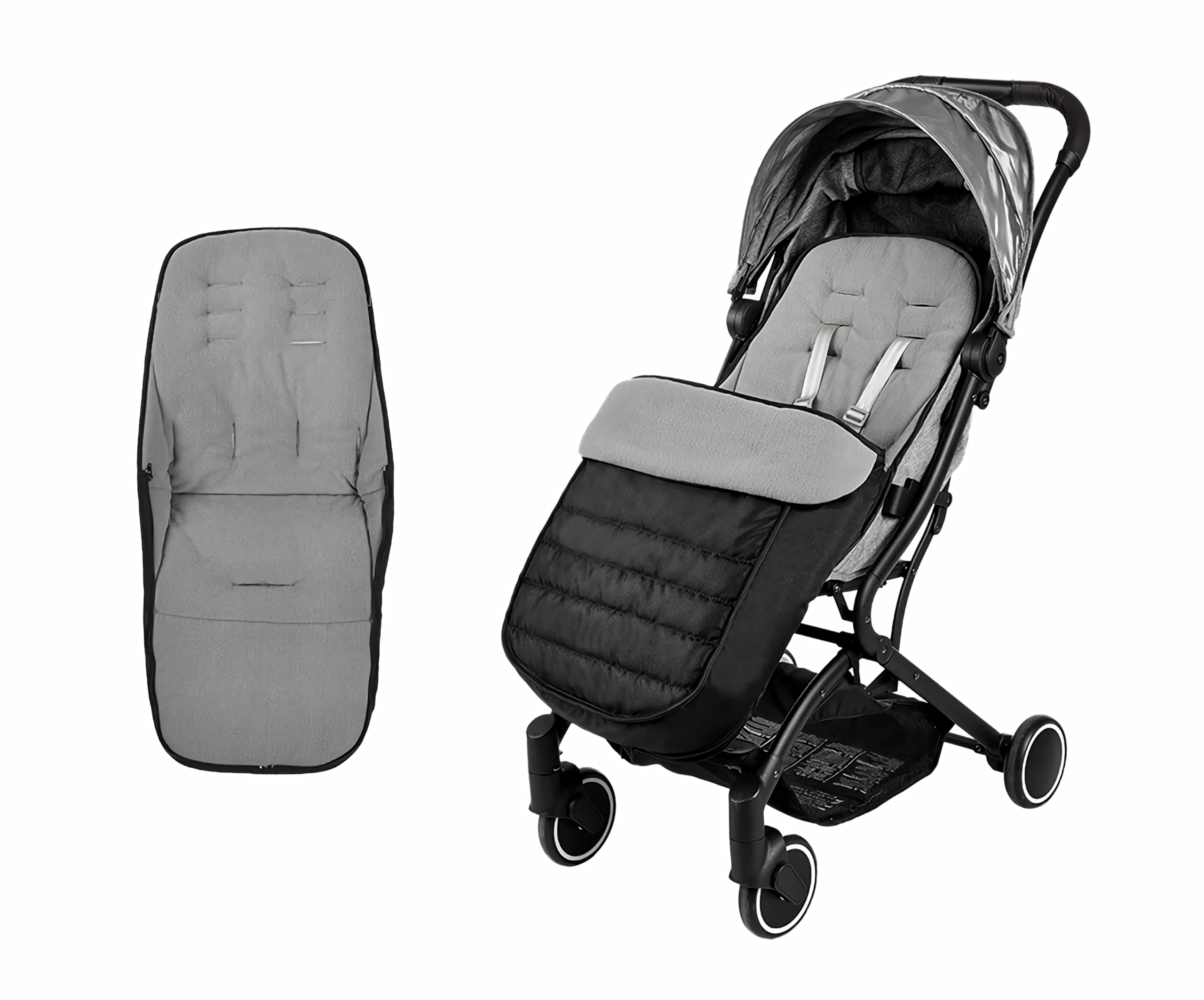 in Baby Stroller Cushion Bunting Bag Removable Windproof Footmuff  Toddler Warm Pushchair Seat Mat Cushion Outdoor Thicken Cushion Kids Warm  Leg