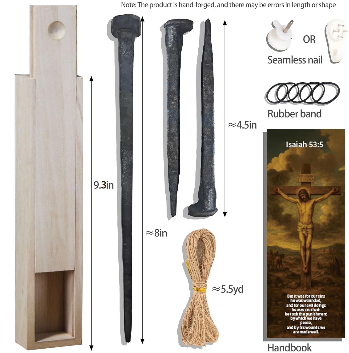 Amazon.com: LeMeeOly Passion of Jesus Christ Crucifixion Nail