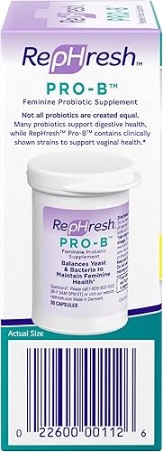 Miniatura 6 de Jarrow Formulas Lactoferrina 250 mg - Glicoproteína de apoyo inmunológico y suplemento probiótico RepHresh Pro-B para mujeres, 30 cápsulas orales