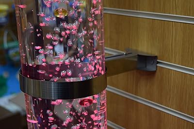 Playlearn Bubble Tube Bracket â€“ Sensory Bubble Lamp Wall Mounted Bracket to Prevent Spillages - 15cm Silver