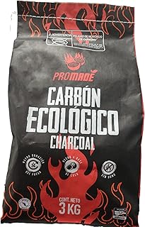 PROMADE - Coconut Shell Charcoal Briquettes – Long-Lasting, High Heat, L...