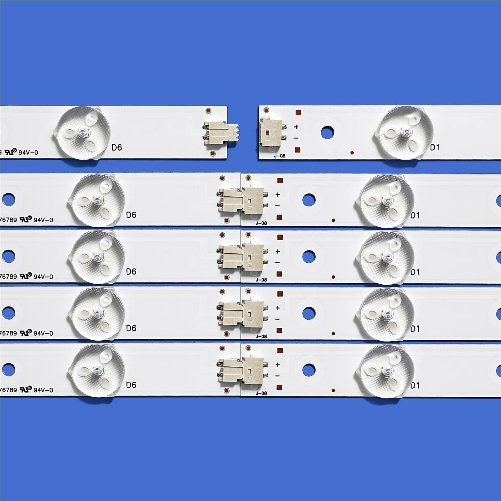 TV LED LED49C1000N LED49C1080N 49D1000 49C1000 49C2000 LB49002 V LB-C490F14-E1-L Striscia di Retroilluminazione 10pz
