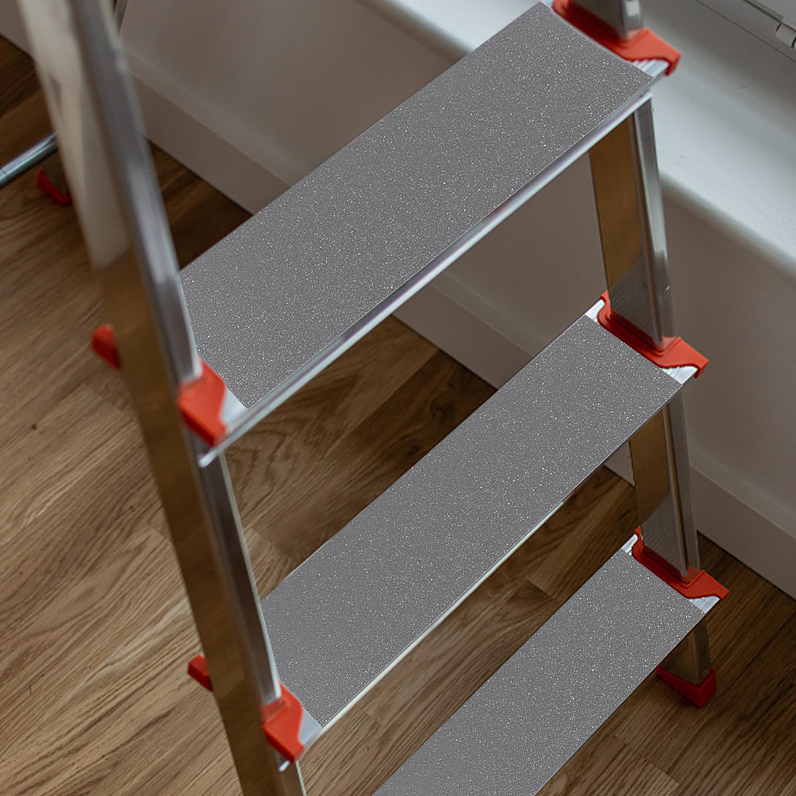 Nastro antiscivolo autoadesivo, 30 x 500 cm, antiscivolo, per gradini antiscivolo per interni ed esterni (grigio)
