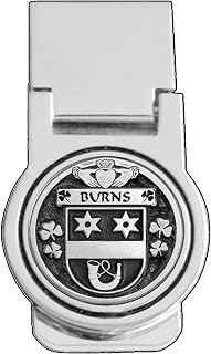 Burns Irish Coat of Arms Disk Money Clip