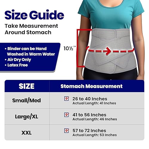 Miniatura 4 de Faja abdominal poscirugía para abdominoplastia  Banda para el vientre posparto de talla grande  Recuperación de la faja abdominal de sección post C