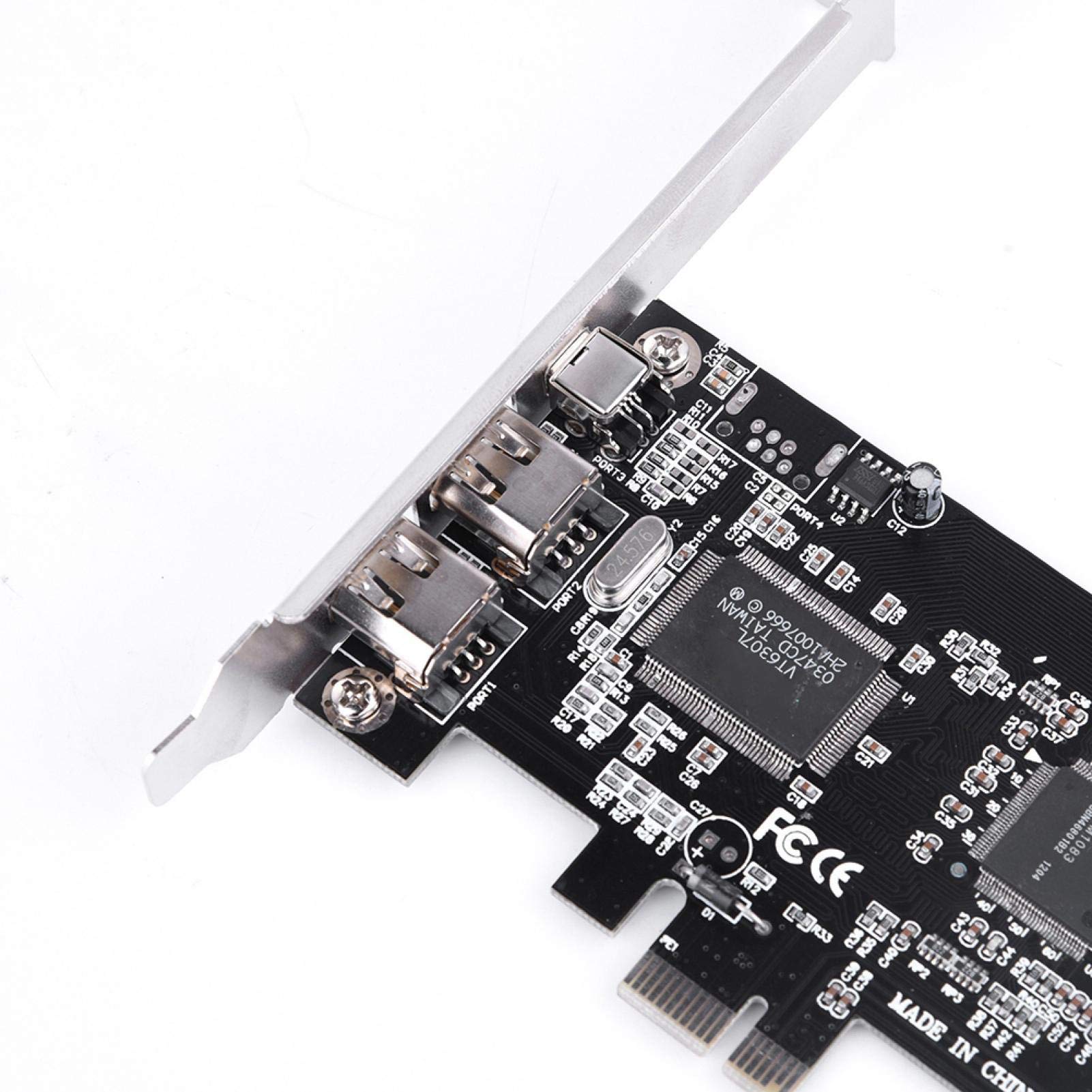 Karta PCIE FireWire, karta kontrolera PCI-E PCI Express FireWire 1394a IEEE 1394 z kablem Firewire dla 10/8/7 / Vista/XP / 2000 / ME / 98SE