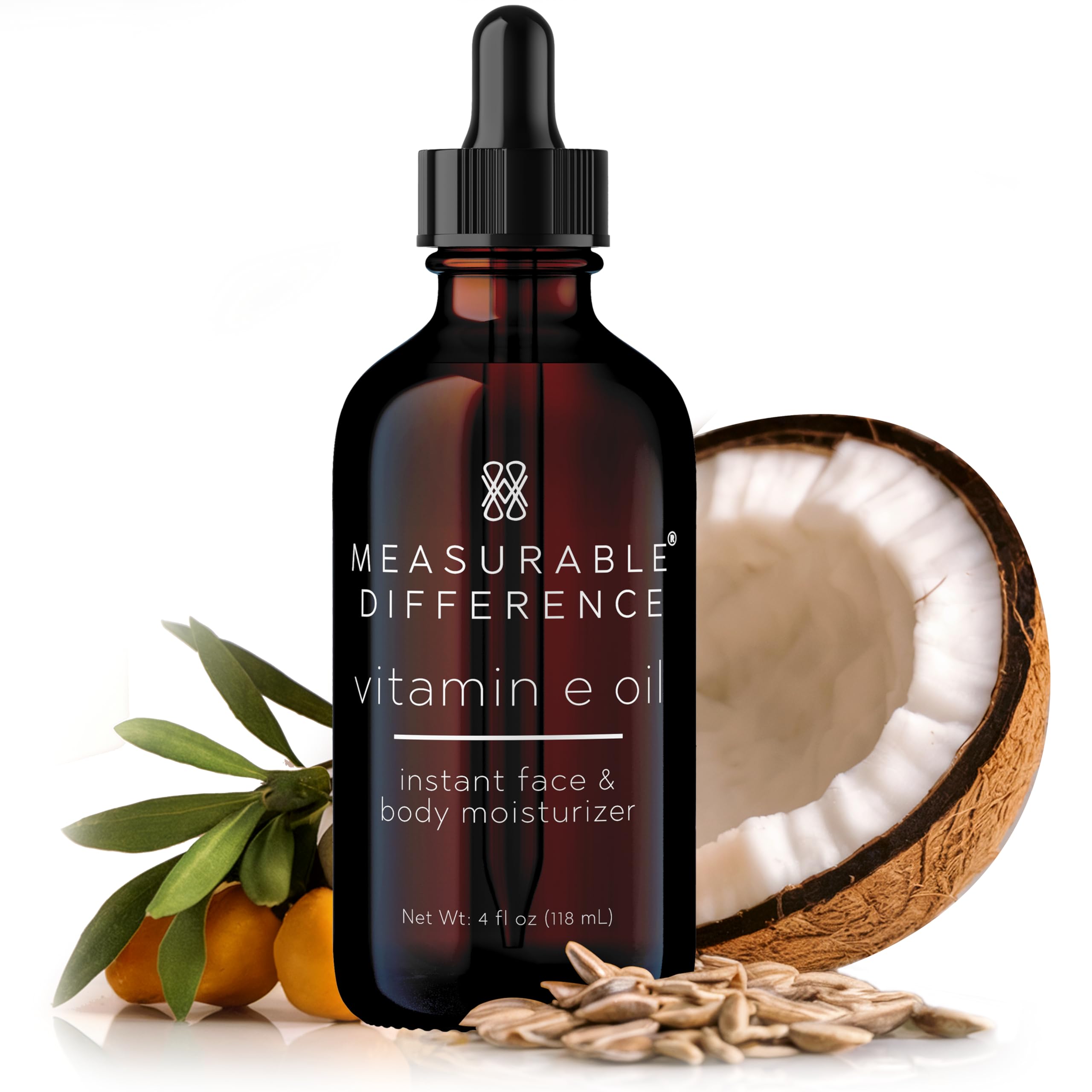 Measurable Difference Chrislie Face and Vitamin E Body Oil, 4 Fluid Ounce