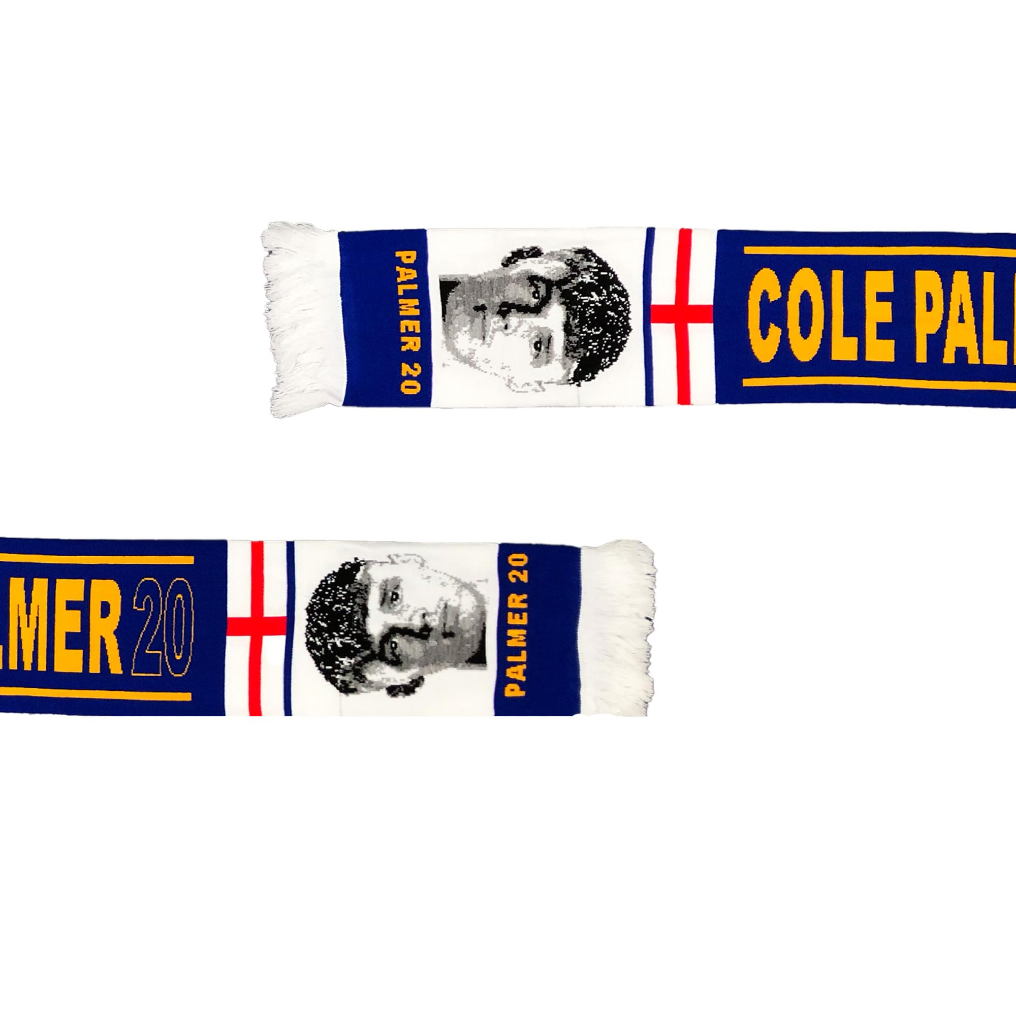 Beyond Happy Cole Palmer English Football Star High Definition Knitted Scarf - Cold Palmer Scarf, Multicolour - Image 3