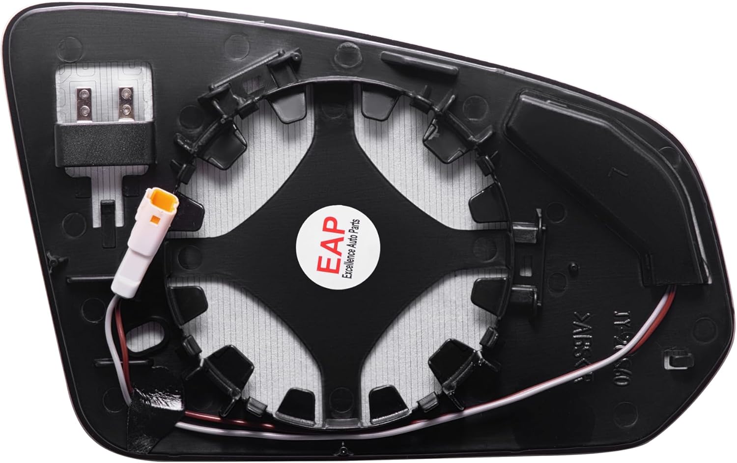 EAP Driver Side Mirror Glass Compatible With Volvo S60 S90 V60 V60 Cross Country V90, Heated With Blind Spot Without Auto Dimming, 31402870 31402868 31402869