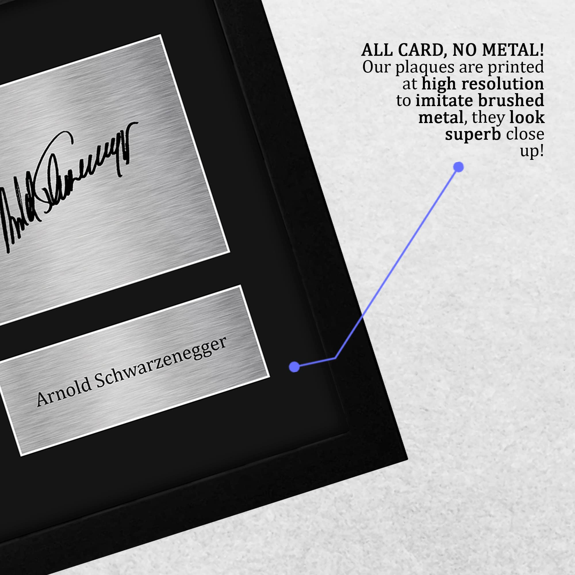 Poster Incorniciato A3 Schwarzenegger Mr Olympia - Autografo Stampato, Regalo Per Fan