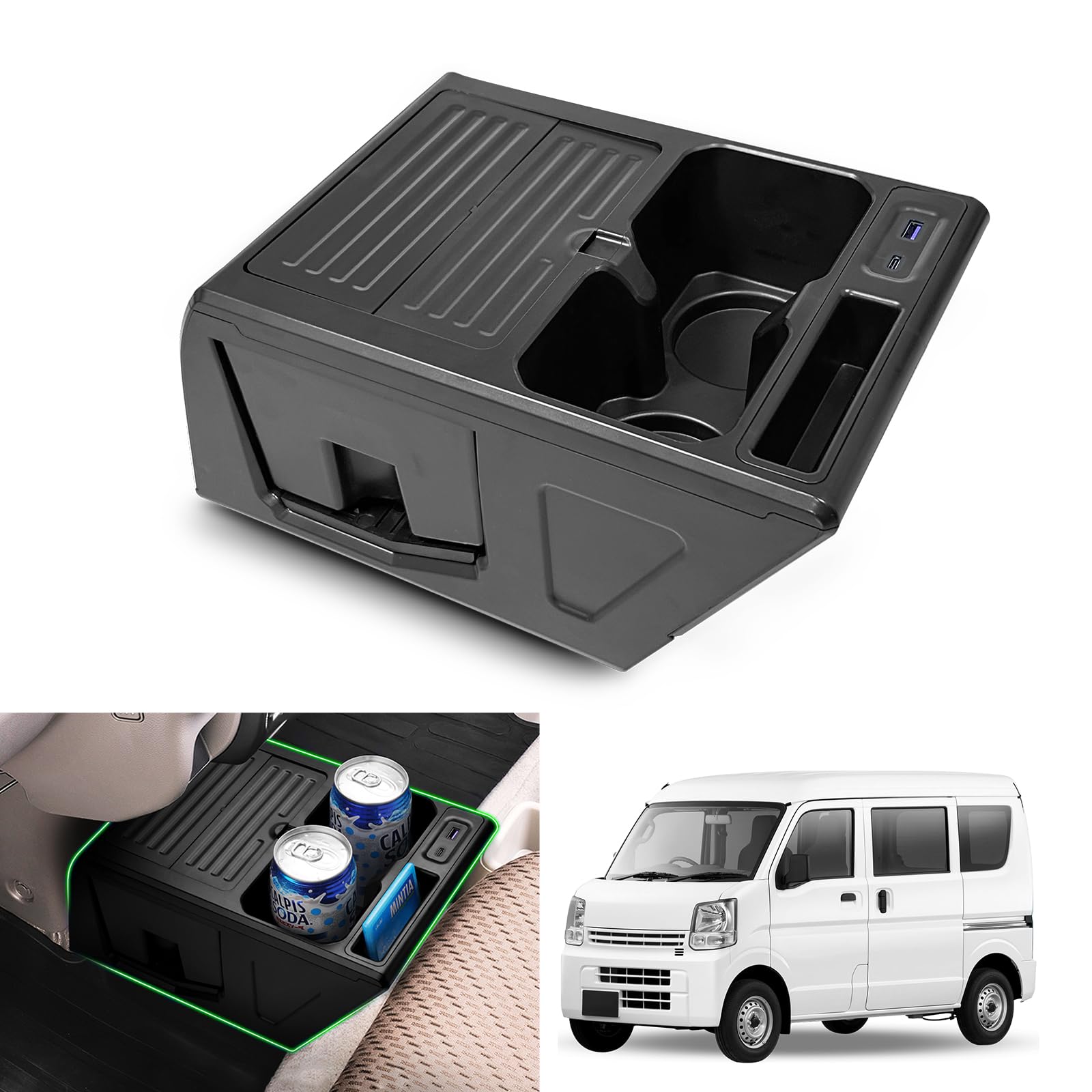 Amazon | TELLIKA エブリィ コンソールボックス DA17V DA17Wコンソール Amazon | TELLIKA エブリィ コンソールボックス DA17V DA17Wコンソール
