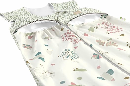 Odenwlder BabyNest Anni Light Schlafsack  Atmungsaktiver Baby-Schlafsack  fr Sommer & Ganzjahr, Weich & Leicht, Verschiedene Gren & Designs  wildlife green / 80 : Amazon.de: Baby