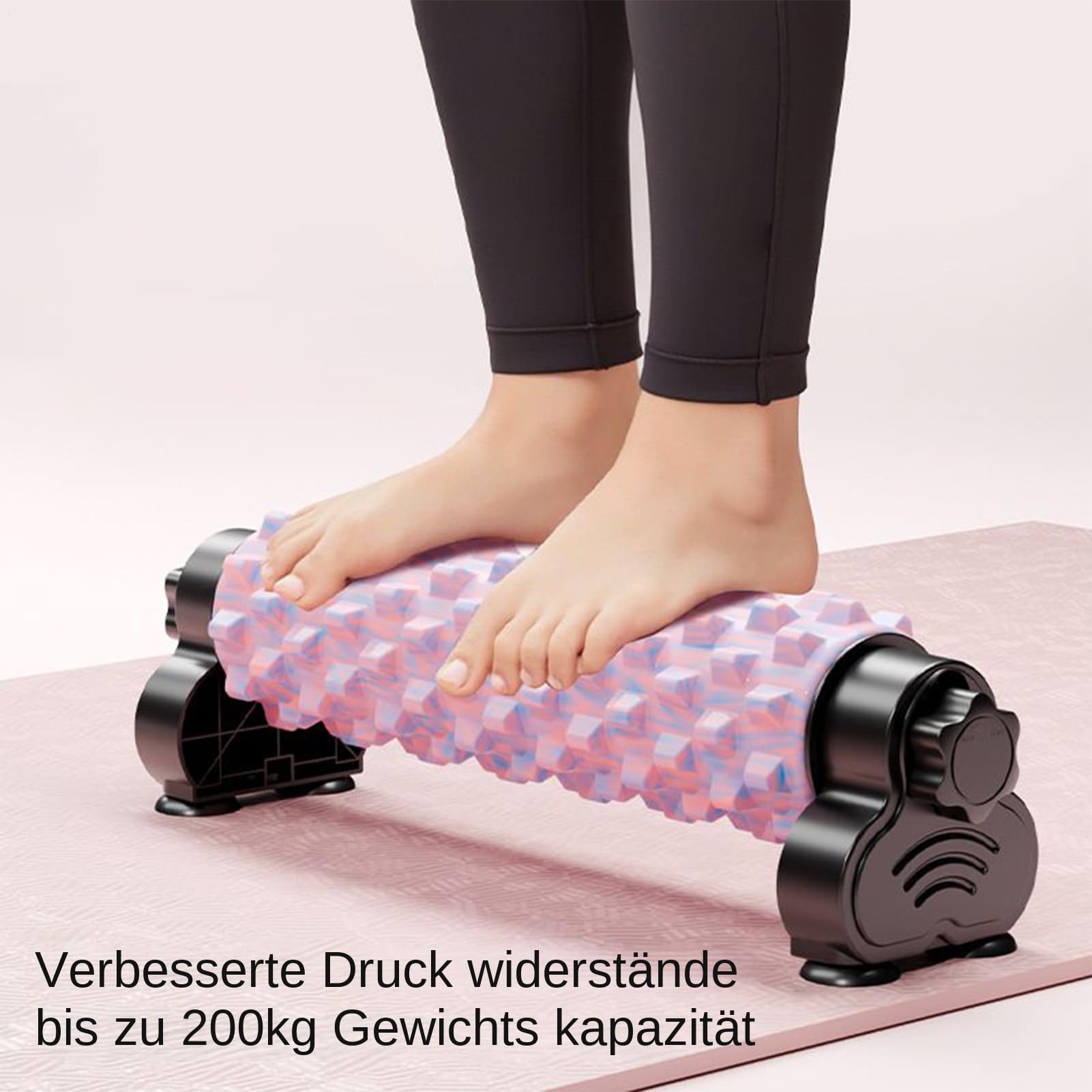 Rullo in Schiuma per Massaggio Stretching Profondo per la Schiena con | Strumento In Schiuma Per Il Fitness Per Palestra Studio Yoga Pilates Fitness Allenamento Recupero