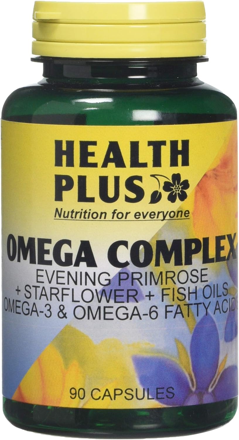 Health Plus Omega Complex Omega-3 & Omega-6 Supplement – 90 Capsules