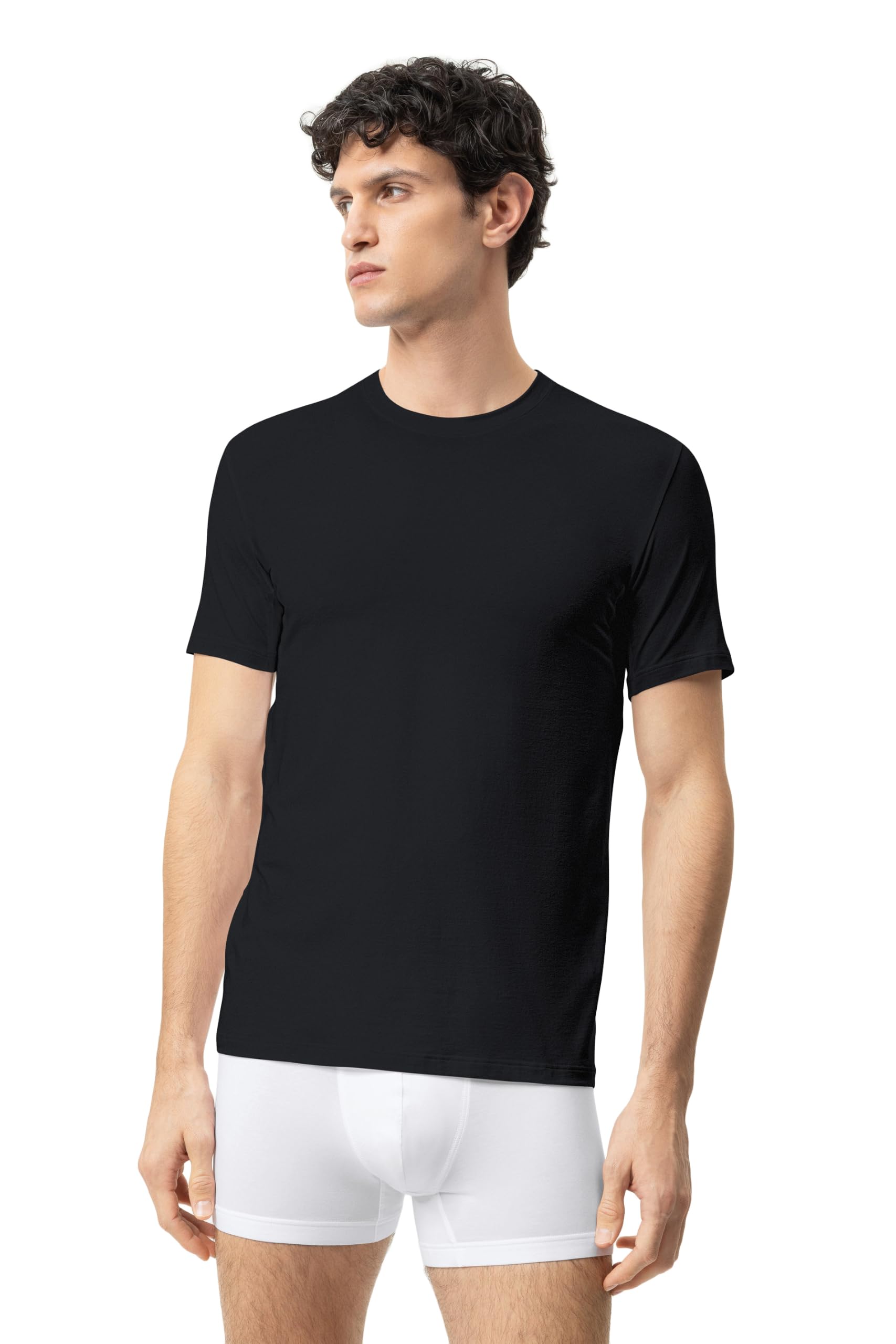 Mey Herren Funktionsshirt - das Original Innovation, Körpernahe Passform, Rundhalsausschnitt, Kurzarm, Geruchshemmend, Serie Business Class Premium
