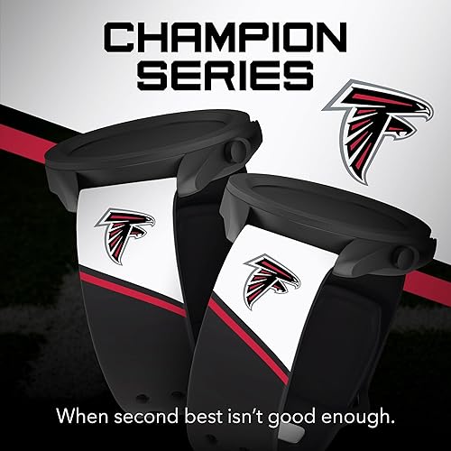 Miniatura 2 de Game Time Atlanta Falcons HD Champion Series - Correa de reloj compatible con Samsung Galaxy Watch