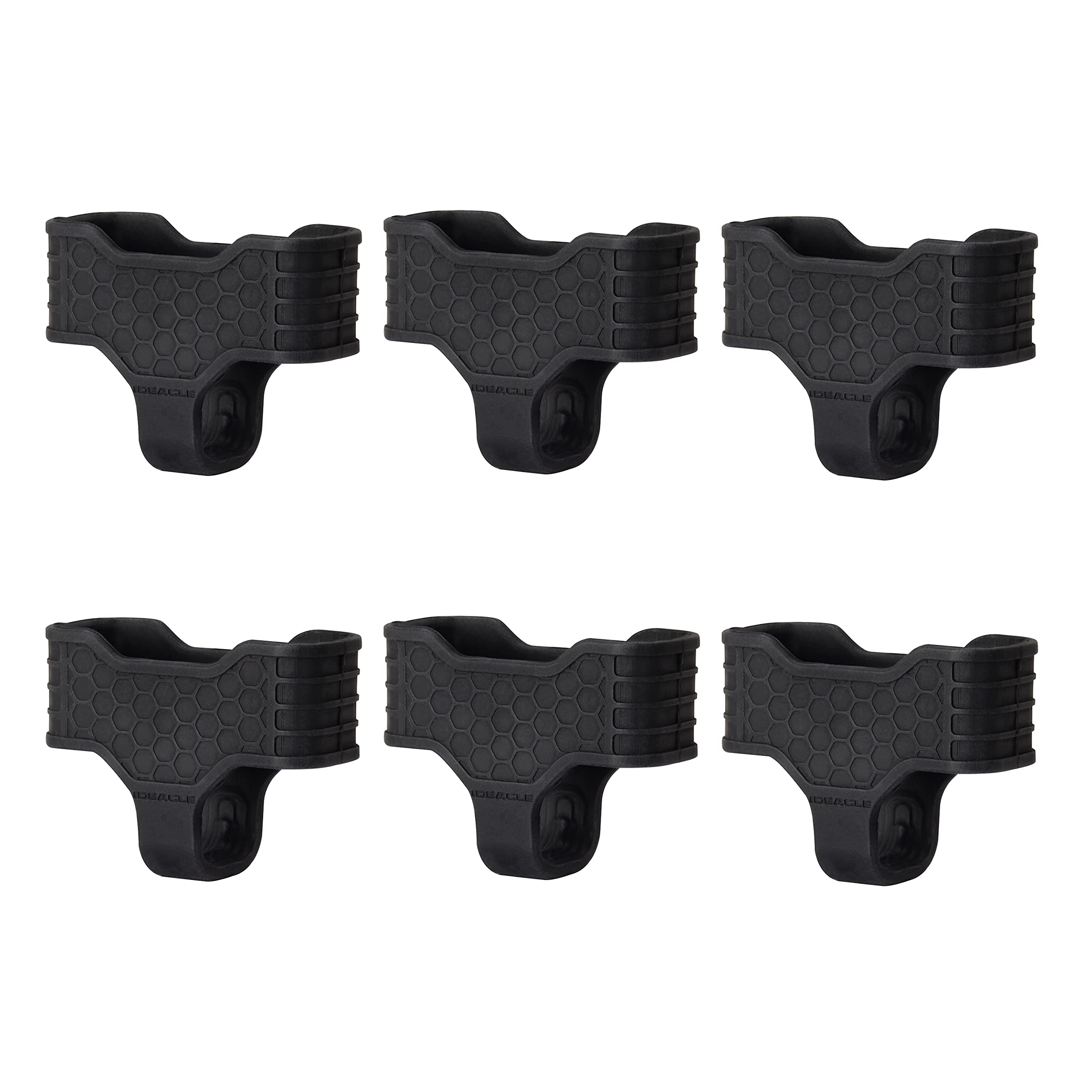 BOOSTEADY 223 Mag Assist Magazine Protector, Pack of 6 Rubber Black Protector