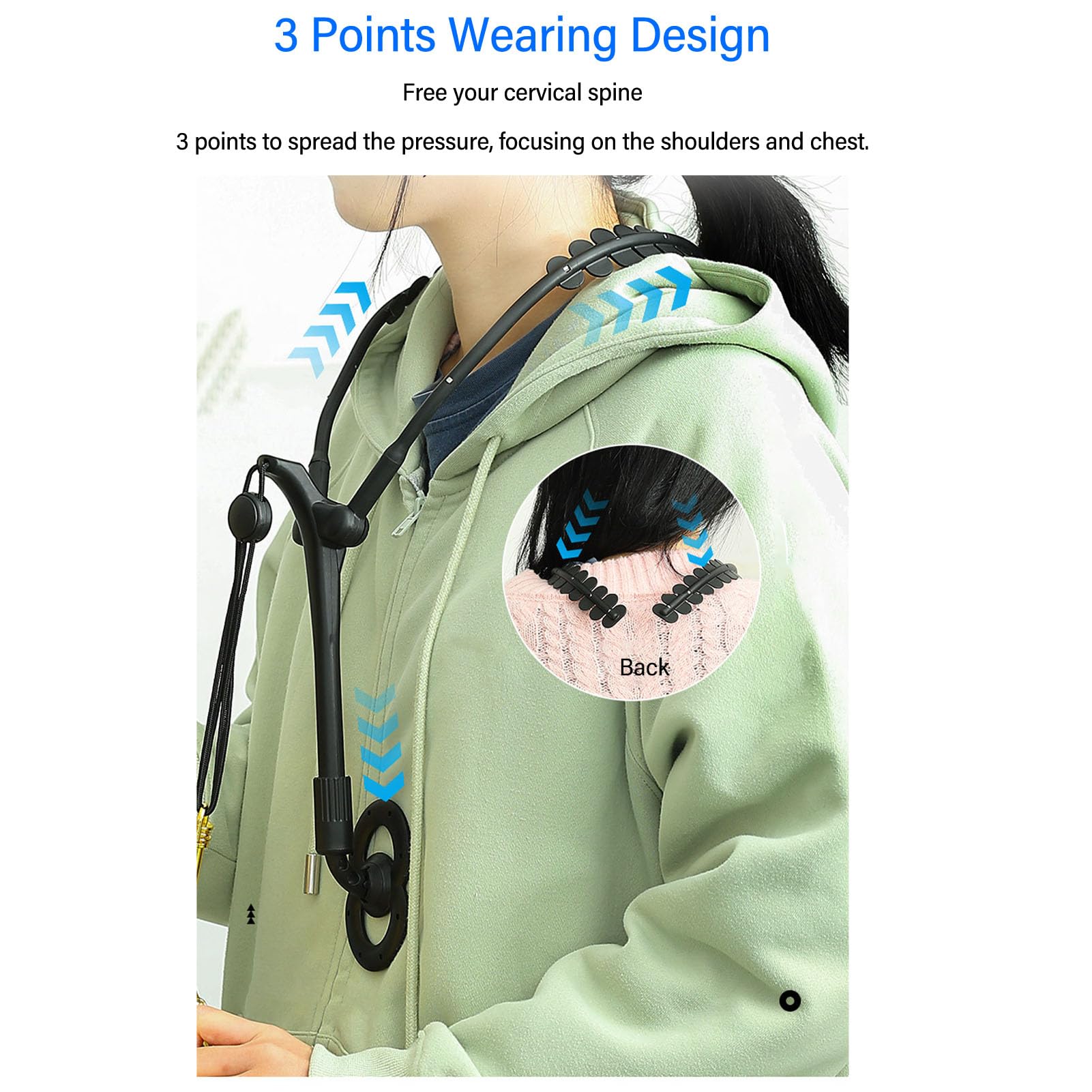 Saxophone Shoulder Harness, 360 Degree Swivel Support Adjustable Saxophone Shoulder Strap with Metal Snap Hook for Alto Tenor Soprano Saxophone, Flute