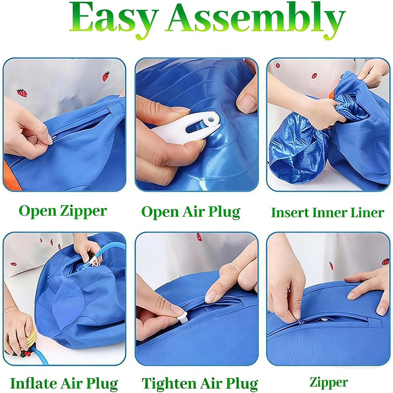 2026 Upgraded 10/18/22" Calming Jumbo Herding Ball for Dogs, Durable Tear-Resistant Inflatable Giant Dog Ball with Heavy-Duty Handle Cover & Pump for Large Dogs Play & Exercise (Large)