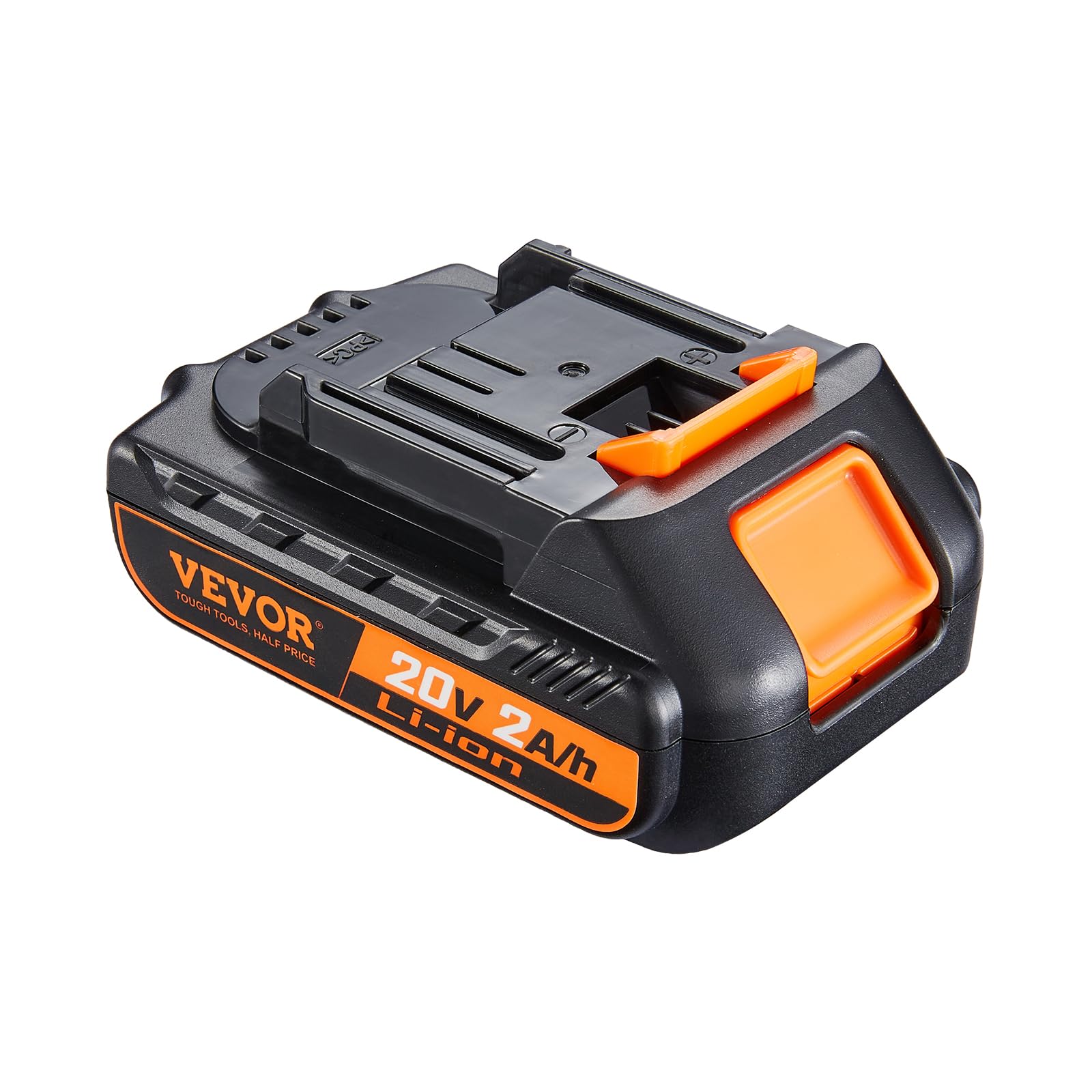 VEVOR Batteria di Ricambio per Batteria Ricaricabile al Litio da 20 V 2,0 Ah, Batteria Sostitutiva ad Alta Capacità per Batterie di Utensili Elettrici Compatibile con Elettroutensili di Batteria 20 V