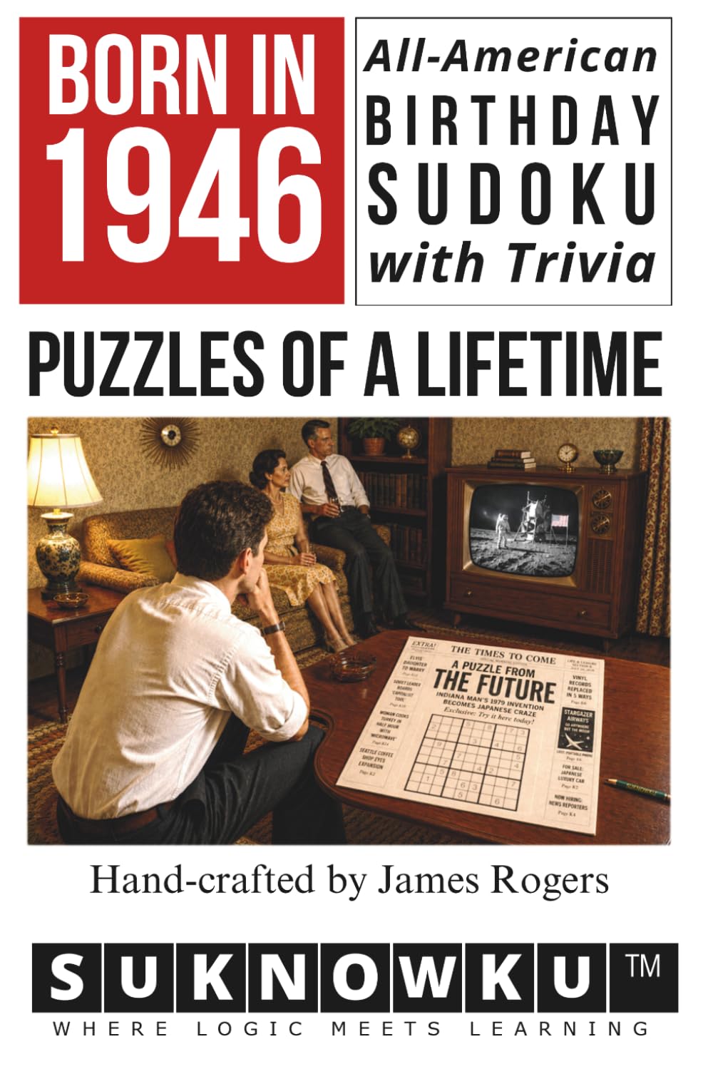 Born in 1946: All-American Birthday Sudoku with Trivia - Puzzles of a Lifetime