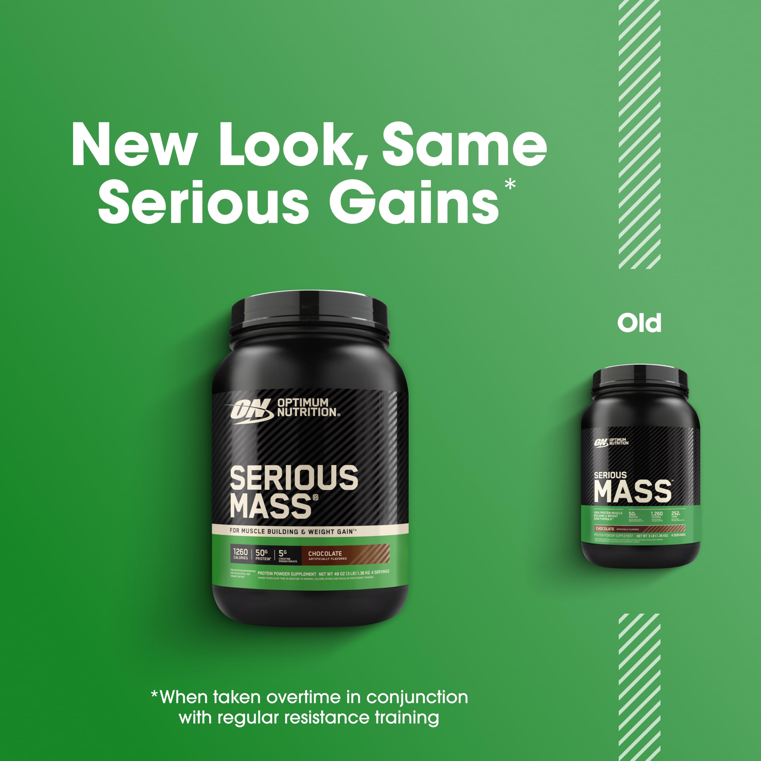 Optimum Nutrition Serious Mass Weight Gainer Protein Powder, Chocolate, 3LB — Amazon image 6