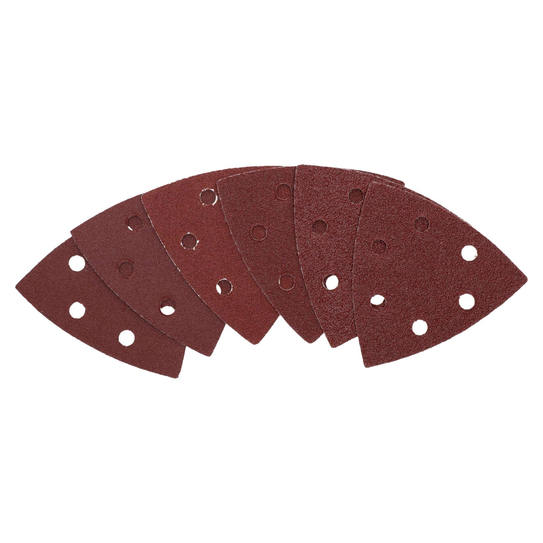 Gancho y bucle almohadillas lijado 93mm discos mixtos Triangular Grit 240pk