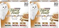 Vista 12 de Purina Fancy Feast, Paquete de comida gourmet húmeda para gatos, (24), 3 oz en latas, 0
