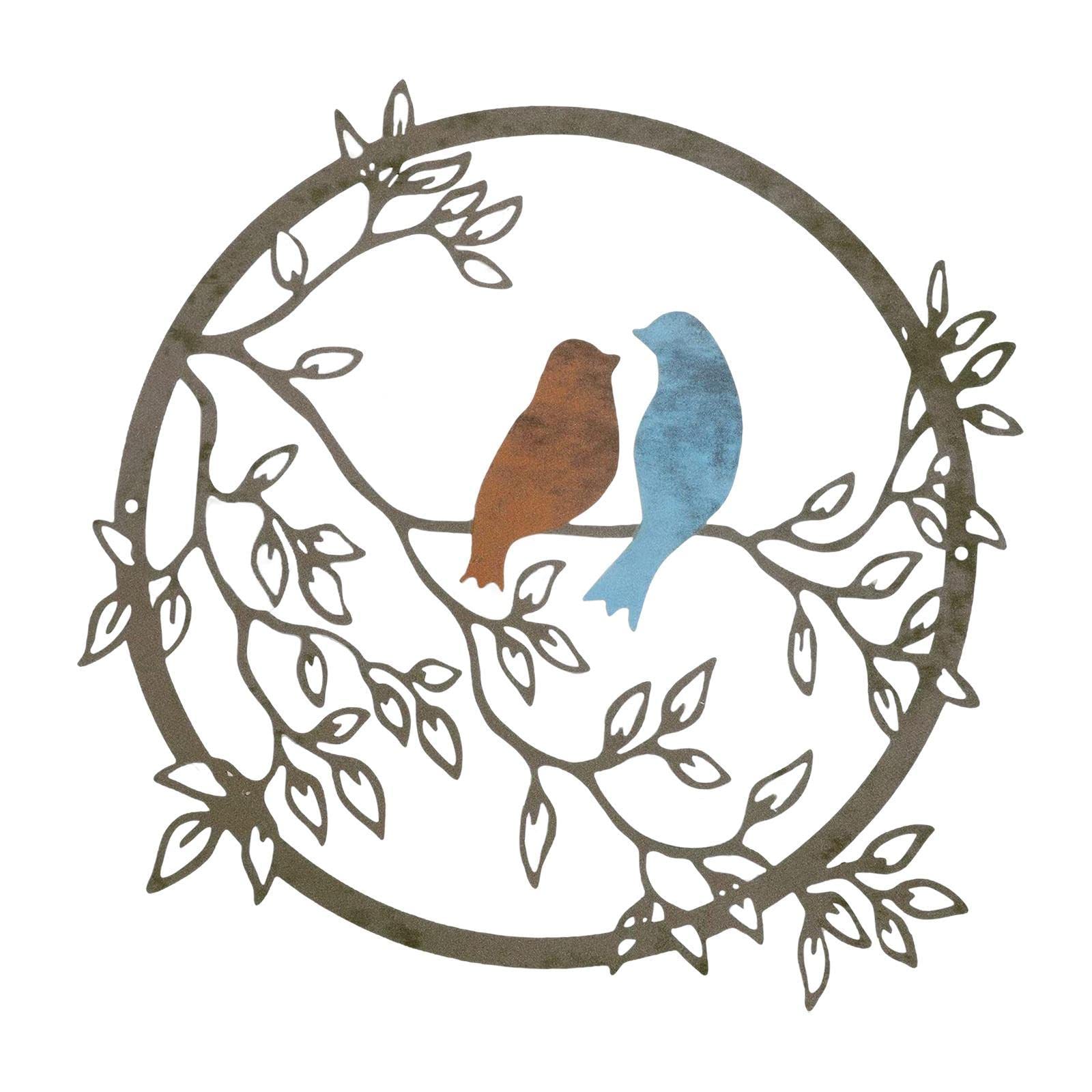 Decorative Bird Wall Silhouette Iron Metal Wall Art for Party Home Decor Colorful-image-48