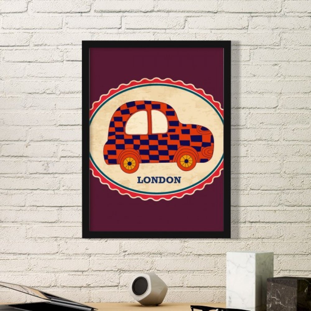 Cadre photo bois Londres small : idée cadeau originale pour les amoureux de l'art