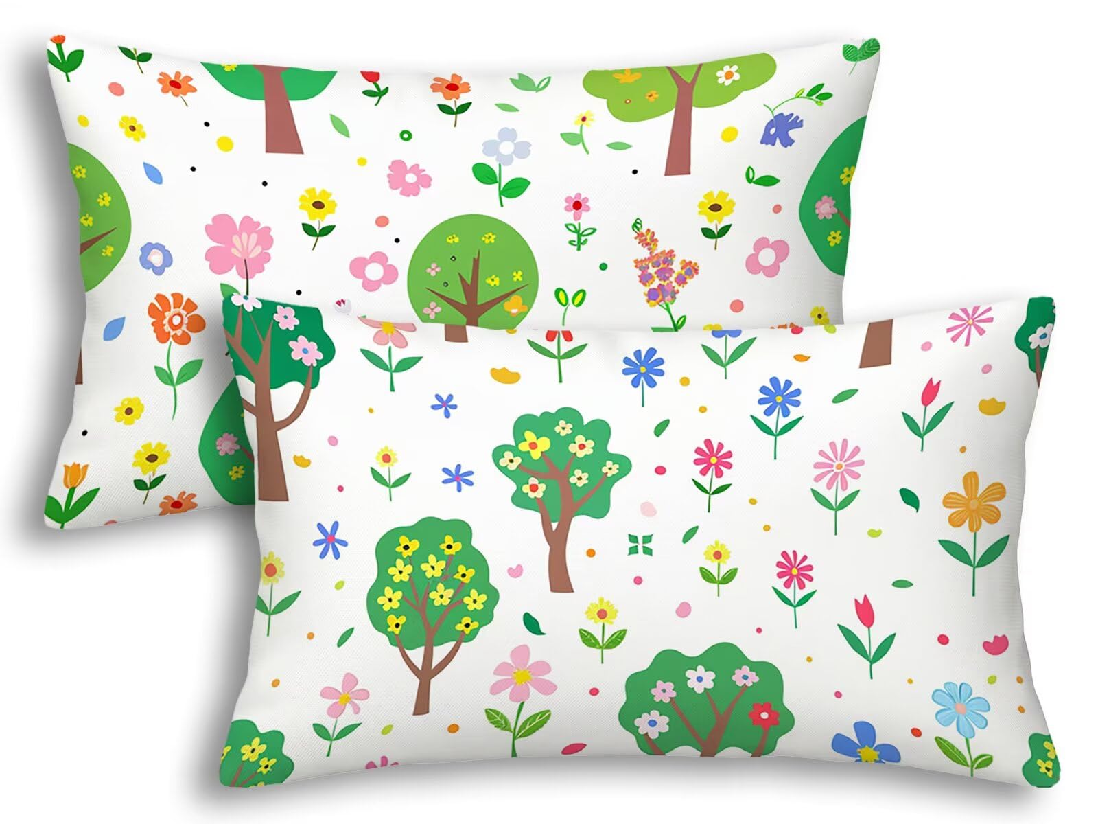 Fundas cojines exterior 40x80 impermeables con tejido de lino blanco para jardín