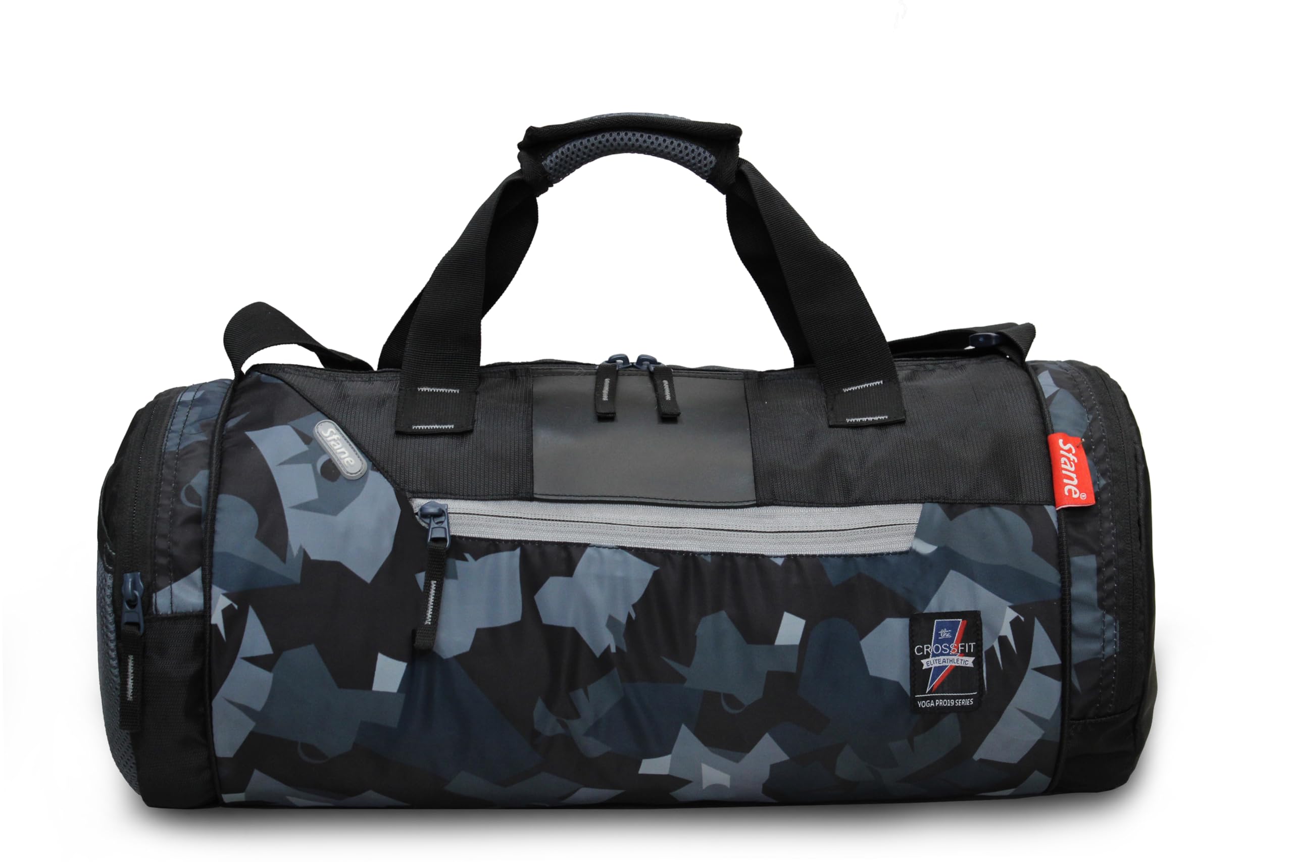 Sfane Gym Bags for Men with Separate Shoe Compartment Sports Gym Bags for Women Unisex Duffle Bags for Gym for Carry & Travel Adjustable Duffel Bags Sports Bag - Grey