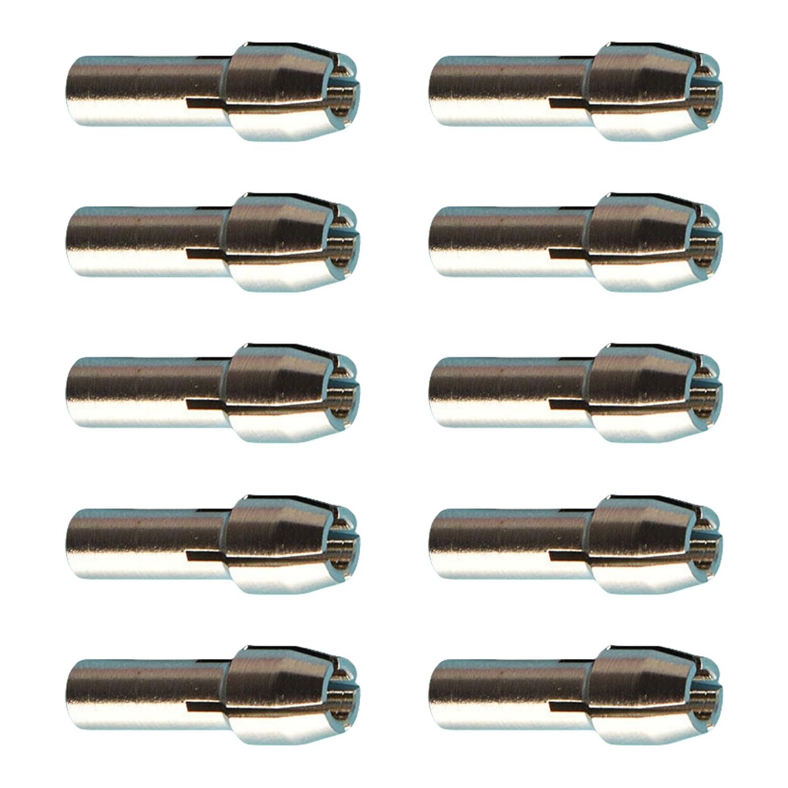 Netbiio Silver 3.0Mm Electric Grinding 4 Claw Keyless 10 Drill Accessories Tool Electric Grinding