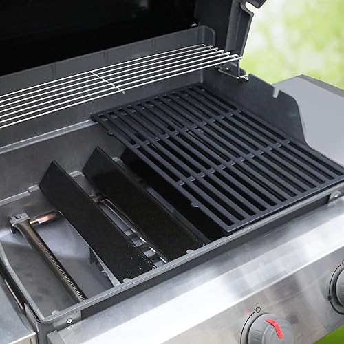 Miniatura 9 de Rejillas de parrilla 7637 de 17.5 pulgadas+barras aromatizantes de 15.3 pulgadas para Weber Spirit E-210 E-215 E-220 S-210 S-215 Spirit II E-210 II