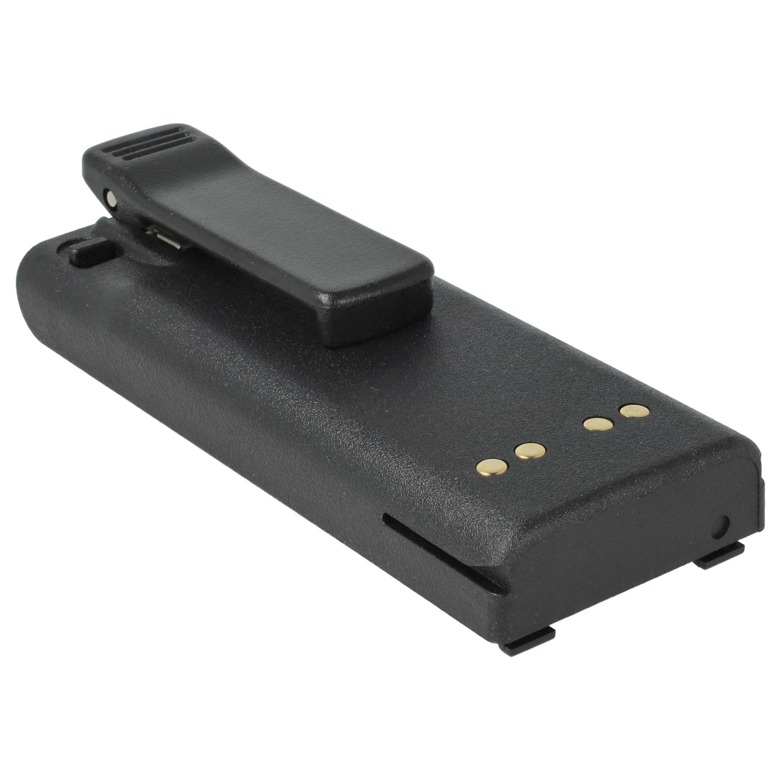 vhbw 2 x bateria zastępuje Motorola NTN7143B, NTN7143A, NTN7143 do radia (2300 mAh, 7,5 V, NiMH) + zacisk