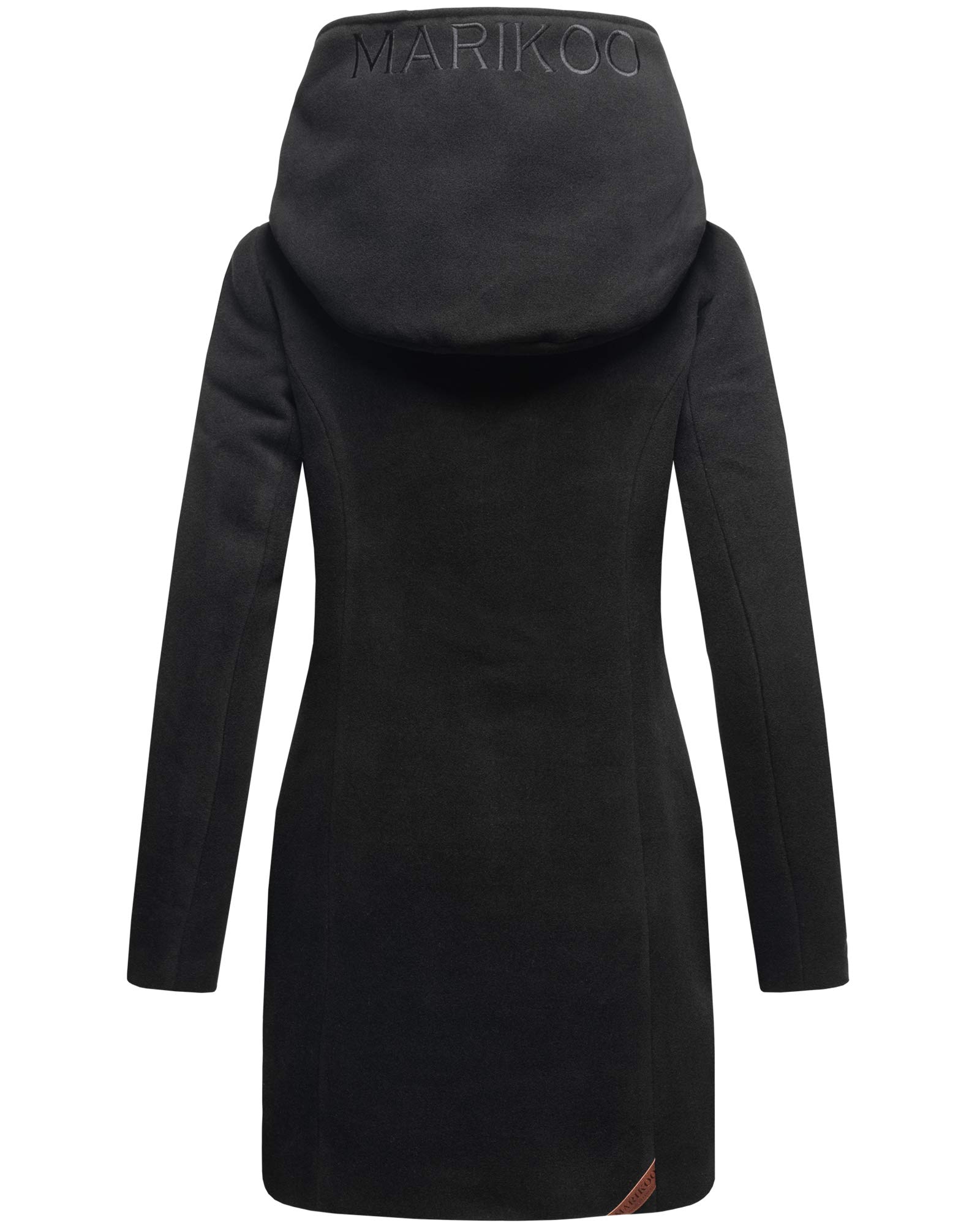 MARIKOO Damen Winter Jacke Mantel Business Trenchcoat Wintermantel Parka XS-XXL MAIKOO