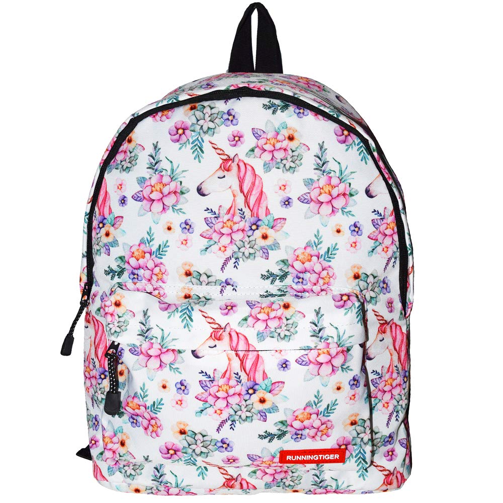 Chiclinco Kids Rainbow Unicorn Backpack Back to School Back Pack for Little Girls Age 5-12 Years Old