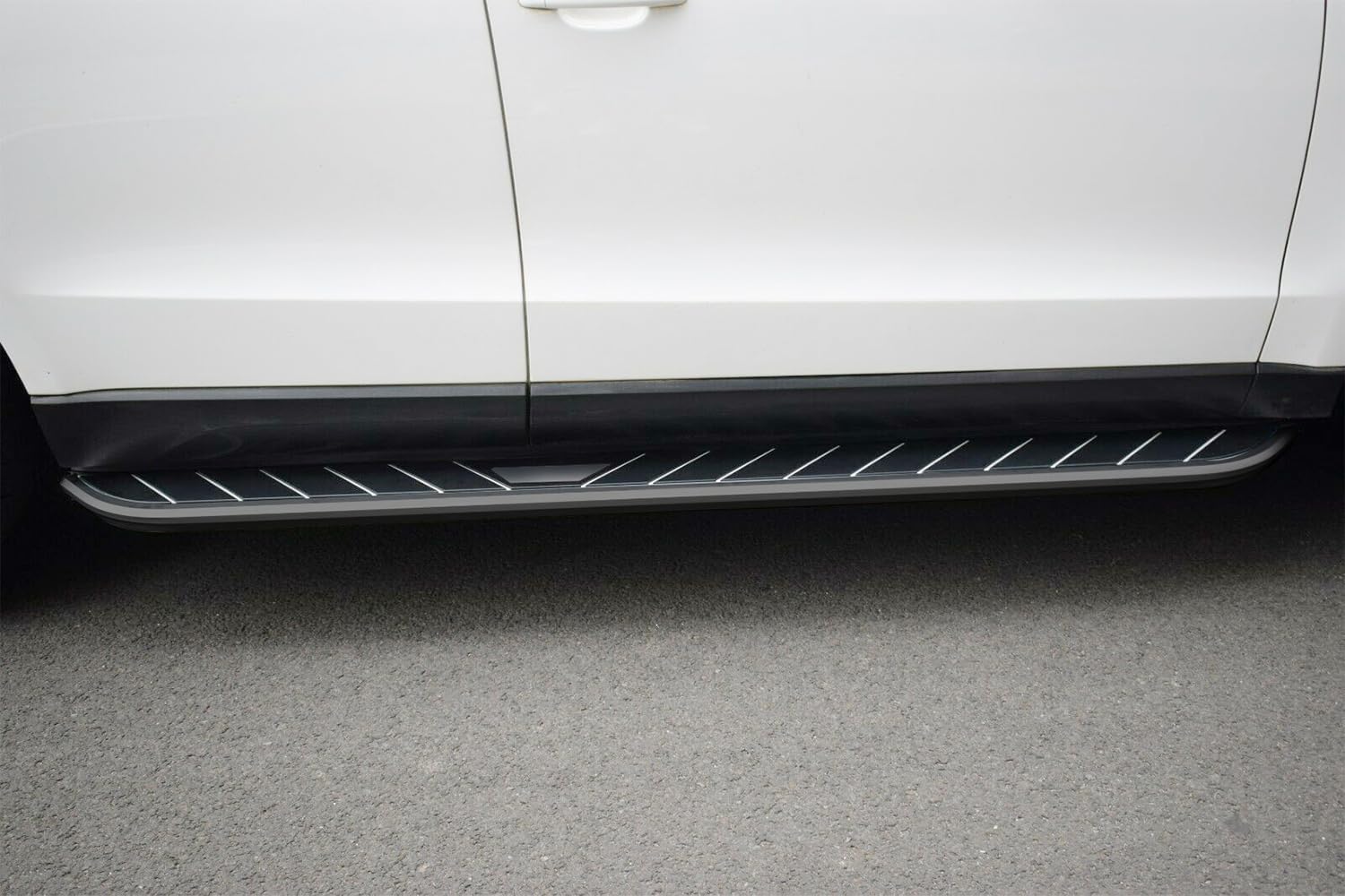 Running Boards for Lincoln Nautilus 2019-2023, 2PCs Aluminum Fixed Side Steps | No Drill Bolt-On Kit | DIY Project SUV Rail Board Accessories Black (1 Set) (WLH)